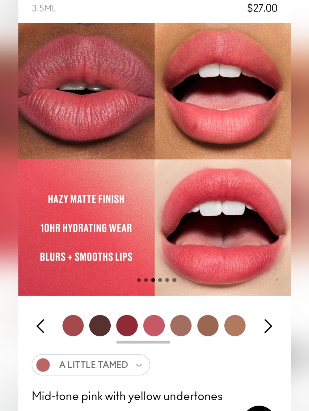 MAC Cosmetics A Little Tamed Powder Kiss Lipstick - Picture 4 of 5